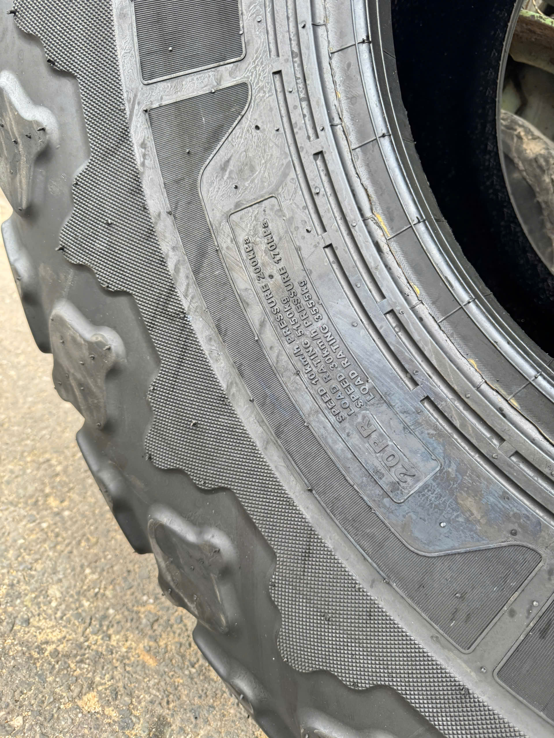 Lốp lu 23.1-26 SIBA 20PR bản nâng cấp mới cho máy lu công trình